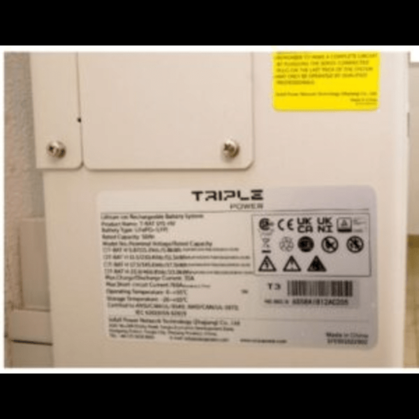Triple power 48v 126HA lithium battery Used